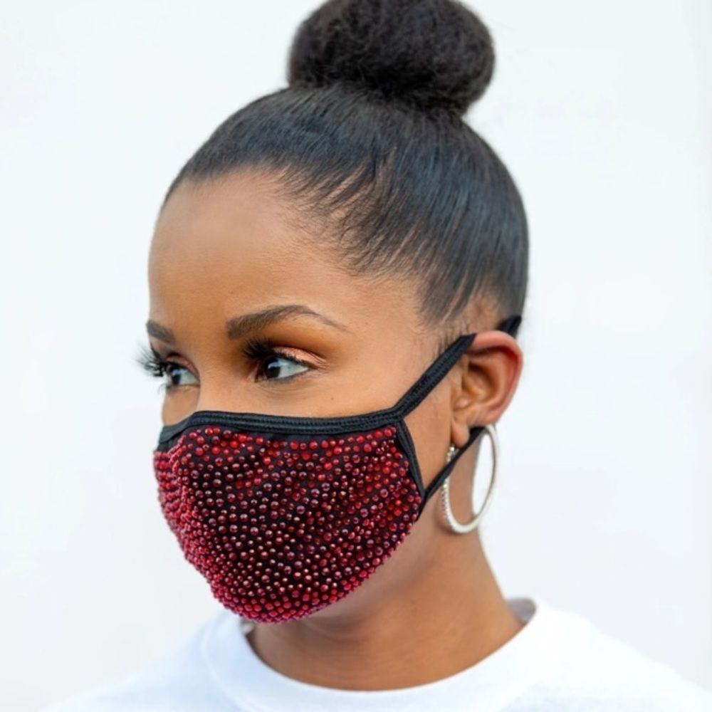 ⭐️ JLO Style, Swarovski Handmade Crystal Face Mask